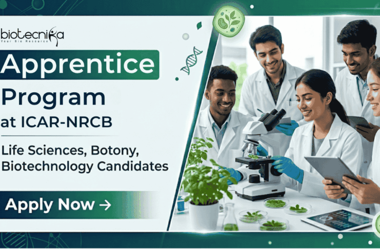 Life Science Government Jobs at ICAR-NRCB | 16 Vacancies with Stipend | Apply Now for Apprentice Program Apply for NRCB Recruitment. Explore Biotechnology & Life Science Government Jobs and Build your Career in Life Sciences. 16 Vacancies