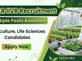 Apply for ICAR IIVR Recruitment Research Jobs. Build your Career in Life Sciences with ICAR Walk-In Roles for JRF, SRF, RA & more.