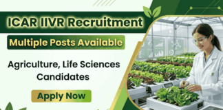 Life Sciences Multiple Research Jobs at ICAR-IIVR | Attend the Walk-In Interview Apply for ICAR IIVR Recruitment Research Jobs. Build your Career in Life Sciences with ICAR Walk-In Roles for JRF, SRF, RA & more.