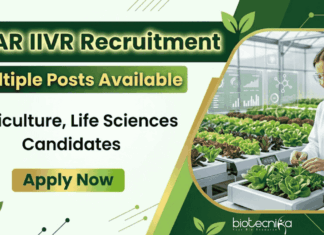 Apply for ICAR IIVR Recruitment Research Jobs. Build your Career in Life Sciences with ICAR Walk-In Roles for JRF, SRF, RA & more.