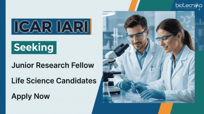 ICAR (4) Apply for ICAR IARI Recruitment Junior Research Fellow posts. Explore Life Sciences Jobs in Genetics, Plant breeding, and Biotech.