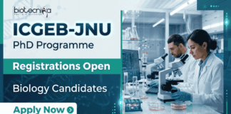 ICGEB-JNU Recruitment 2026 for PhD Programme in Biology Research. Apply Now for Biotechnology Research Admission with JRF eligibility.
