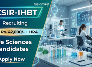 Research Jobs at CSIR-IHBT | Earn Rs. 42,000/- + HRA | Life Sciences Candidates Attend the Walk-In Interview Apply for CSIR IHBT Recruitment. Explore Research Jobs and Grow your Career in Life Sciences with High-Paying Opportunities.
