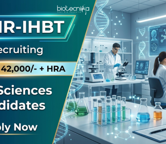 Apply for CSIR IHBT Recruitment. Explore Research Jobs and Grow your Career in Life Sciences with High-Paying Opportunities.