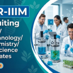 Apply for CSIR IIIM Recruitment. Project Associate Jobs Open for Candidates Interested in Life Sciences Research at Jammu.
