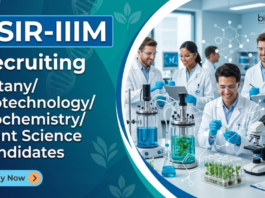 Apply for CSIR IIIM Recruitment. Project Associate Jobs Open for Candidates Interested in Life Sciences Research at Jammu.