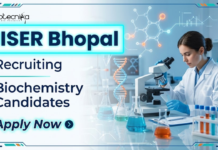 Govt Research Jobs for Biochemistry Candidates at IISER Bhopal Recruitment | Apply Now IISER Bhopal Recruitment for Research Jobs. Apply for Biochemistry Jobs as JRF/Project Associate. Last date April 13, 2026.
