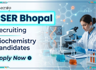 Govt Research Jobs for Biochemistry Candidates at IISER Bhopal Recruitment | Apply Now IISER Bhopal Recruitment for Research Jobs. Apply for Biochemistry Jobs as JRF/Project Associate. Last date April 13, 2026.