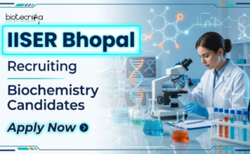 Govt Research Jobs for Biochemistry Candidates at IISER Bhopal Recruitment | Apply Now IISER Bhopal Recruitment for Research Jobs. Apply for Biochemistry Jobs as JRF/Project Associate. Last date April 13, 2026.