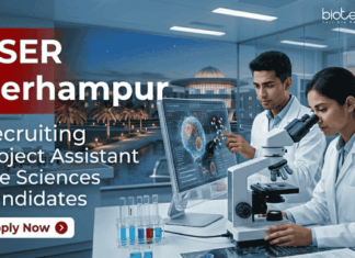 Apply Now for Life Sciences Jobs at IISER Berhampur | MSc Candidates are Eligible Apply for IISER Berhampur Recruitment. Explore Life Sciences Jobs for Project Assistant with ₹20,000 + HRA & Start your Research Career Now.