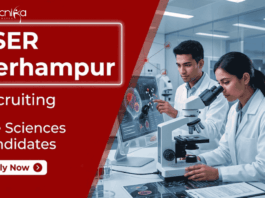 Apply for IISER Berhampur Recruitment. Explore Senior Research Fellow in Bioinformatics with ₹42,000 + HRA & Start your Research Career Now.