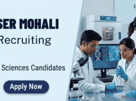 Apply for IISER Mohali Recruitment. Project Associate Jobs in Life Sciences Research. Walk-in interview on April 28. Don’t Miss this Chance.