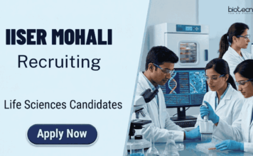 Project Associate Jobs at IISER Mohali | Life Sciences Candidates Attend the Walk-In Interview Apply for IISER Mohali Recruitment. Project Associate Jobs in Life Sciences Research. Walk-in interview on April 28. Don’t Miss this Chance.