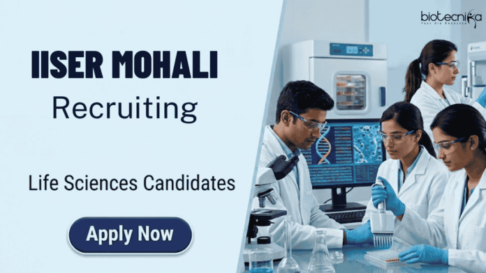 IISER MOHALI (1) Apply for IISER Mohali Recruitment. Project Associate Jobs in Life Sciences Research. Walk-in interview on April 28. Don’t Miss this Chance.