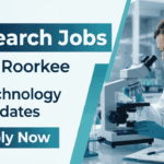 Apply for Biotechnology Jobs at IIT Roorkee Recruitment. Research Jobs in ICMR project on biosensors & cancer diagnostics. Walk-in on April 8.