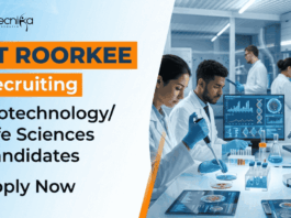 Apply for IIT Roorkee Recruitment Research Associate Jobs. Advance your Life Sciences Research Career with DRDO-funded project.