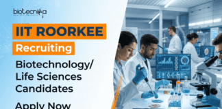 Apply for IIT Roorkee Recruitment Research Associate Jobs. Advance your Life Sciences Research Career with DRDO-funded project.
