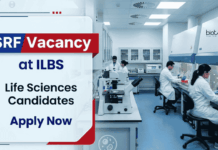 SRF Vacancy at ILBS | Earn Rs. 53,340/- p.m. | Life Sciences Candidates Attend the Walk-In Interview Apply for ILBS Recruitment SRF Vacancy in Delhi. Earn ₹53,340/month and Boost your Life Sciences Career with Sepsis Research Project.