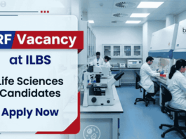 SRF Vacancy at ILBS | Earn Rs. 53,340/- p.m. | Life Sciences Candidates Attend the Walk-In Interview Apply for ILBS Recruitment SRF Vacancy in Delhi. Earn ₹53,340/month and Boost your Life Sciences Career with Sepsis Research Project.