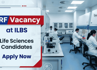 SRF Vacancy at ILBS | Earn Rs. 53,340/- p.m. | Life Sciences Candidates Attend the Walk-In Interview Apply for ILBS Recruitment SRF Vacancy in Delhi. Earn ₹53,340/month and Boost your Life Sciences Career with Sepsis Research Project.