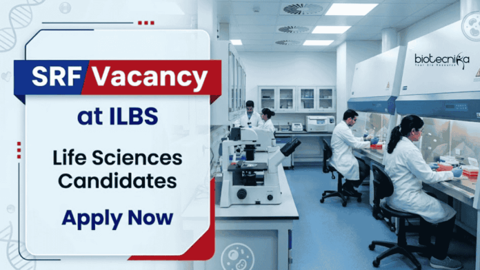 ILBS (1) Apply for ILBS Recruitment SRF Vacancy in Delhi. Earn ₹53,340/month and Boost your Life Sciences Career with Sepsis Research Project.