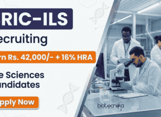 Project Associate Jobs at BRIC-ILS | Master’s and PhD Candidates Attend the Walk-In Interview ILS Recruitment for Project Associate Jobs in Life Sciences Research. Apply for DBT-funded role with ₹42,000 salary. Walk-in April 30.
