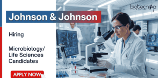 Life Sciences Jobs at Johnson & Johnson | Quality Control Executive Role | Apply Now Apply for Life Sciences Jobs under Johnson & Johnson Careers. Quality Control Jobs in Aurangabad for Microbiology Professionals.