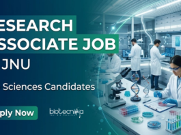 JNU Recruitment for Research Associate Jobs. Apply Now to Boost your Life Sciences Career in DBT-funded Biotechnology Research Roles.