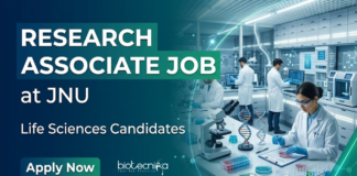 JNU Recruitment for Research Associate Jobs. Apply Now to Boost your Life Sciences Career in DBT-funded Biotechnology Research Roles.