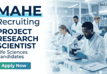Life Sciences Research Scientists Jobs at MAHE | Earn Rs 61,040 per month in Cancer Research | Apply Now Apply for MAHE Careers. Research Scientist Jobs in Life Sciences Research with ₹61,040 salary. Work on ICMR cancer research project.