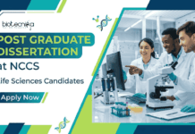 Apply for NCCS Recruitment Project Dissertation Program for Post Graduates in Pune. Perfect Opportunity to Boost your Life Sciences Career.