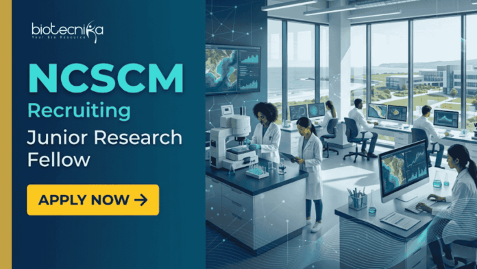 Apply for Junior Research Fellow at NCSCM Recruitment. Research Jobs for Life Sciences students with ₹37,000 salary. Apply Now.