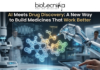 AI Meets Drug Discovery: A New Way to Build Medicines That Work Better AI Meets Drug Discovery: A New Way to Build Medicines. A futuristic 1280x720 featured image for a news article. At the top center is the Biotecnika logo. Below it, the headline reads: "AI Meets Drug Discovery: A New Way to Build Medicines That Work Better." The visual features a high-tech laboratory where a robotic arm with glowing blue circuitry uses a precision needle to manipulate a glowing 3D molecular structure. Surrounding the molecule are holographic data interfaces showing neural networks, chemical analysis charts, and text labels like "Dynamic binding energy." In the blurred background, scientists work in a modern lab with advanced medical equipment, blending the themes of artificial intelligence and pharmaceutical research.