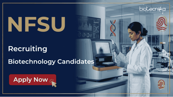 NFSU (1) Apply for NFSU Project Assistant Jobs. Explore NFSU Recruitment for Biotechnology Career Opportunities in research. Apply before April 7.