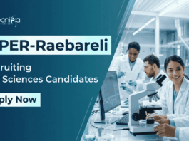 Apply for NIPER Raebareli Recruitment Research Assistant post. Best Research Jobs for M.Sc Life Sciences Candidates.