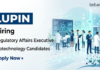 Apply for Lupin Career Executive Regulatory Affairs Role in Pune. Best Regulatory Affairs Jobs for Biotechnology Candidates.