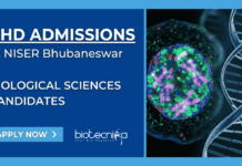 Admissions Open for PhD Program at NISER Bhubaneswar | Master’s Degree Candidates Apply Now Apply for NISER PhD Biological Sciences 2026. Explore NISER Bhubaneswar Recruitment for Career in Life Sciences with ₹42,000 fellowship.