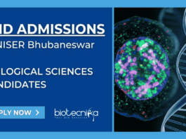 Apply for NISER PhD Biological Sciences 2026. Explore NISER Bhubaneswar Recruitment for Career in Life Sciences with ₹42,000 fellowship.