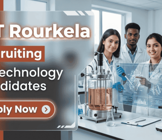 Apply for NIT Rourkela Recruitment JRF vacancy. Build your Biotechnology Career with AI-driven Research and Govt-funded Projects.