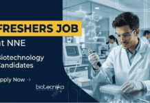 Apply for NNE Careers Trainee Engineer Jobs. Biotechnology Freshers Job in Pharma Industry with Training, Projects & Career growth.