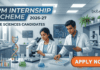 PM Internship Scheme for Life Sciences 2026-27 | Apply Now for Paid Government Internships at Top Companies Apply for PM Internship Scheme for Life Sciences under Government Internship Programs at Top Companies with Stipend and other benefits.