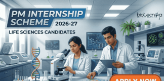 Apply for PM Internship Scheme for Life Sciences under Government Internship Programs at Top Companies with Stipend and other benefits.