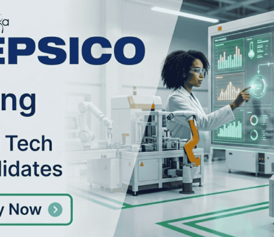 PepsiCo is Hiring | Post Graduates Apply Now for Food Tech Jobs Apply Now for QC Coordinator Job. Explore Food Tech Jobs under PepsiCo Career in FMCG with HACCP, quality systems & production exposure.