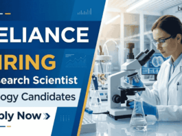 Research Scientist Jobs under Reliance Career. Apply for Biology Jobs in Navi Mumbai. PhD R&D role with Great Growth Opportunity.