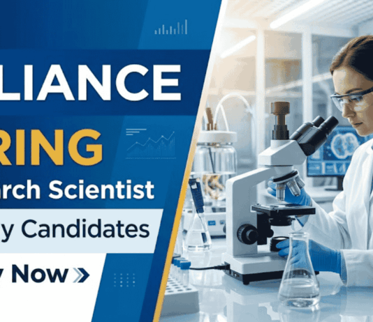 Research Scientist Jobs under Reliance Career. Apply for Biology Jobs in Navi Mumbai. PhD R&D role with Great Growth Opportunity.