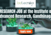 Research Job Alert! Institute of Advanced Research Hiring Research Staff – Apply Before Deadline! Apply for Research Job at Institute of Advanced Research, Gandhinagar. Research Staff role in anticancer drug discovery project. Check eligibility and apply now.