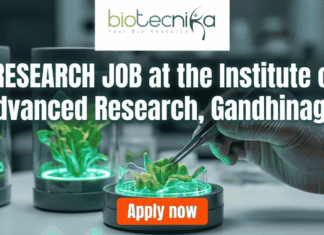 Research Job Alert! Institute of Advanced Research Hiring Research Staff – Apply Before Deadline! Research Job Alert! Institute of Advanced Research Hiring Research Staff – Apply Before Deadline! Apply for Research Job at Institute of Advanced Research, Gandhinagar. Research Staff role in anticancer drug discovery project. Check eligibility and apply now.