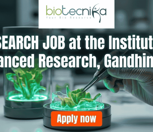 Research Job Alert! Institute of Advanced Research Hiring Research Staff – Apply Before Deadline! Apply for Research Job at Institute of Advanced Research, Gandhinagar. Research Staff role in anticancer drug discovery project. Check eligibility and apply now.