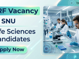 Apply for JRF Vacancy at Shiv Nadar University. Explore Research Jobs and Grow your Life Science Career with funded fellowship roles.