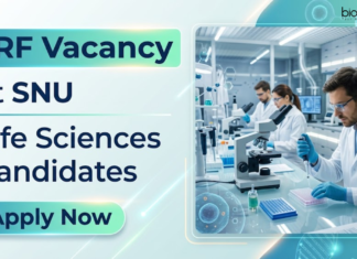 Life Sciences Research Jobs at Shiv Nadar University with Stipend | Apply Now Apply for JRF Vacancy at Shiv Nadar University. Explore Research Jobs and Grow your Life Science Career with funded fellowship roles.